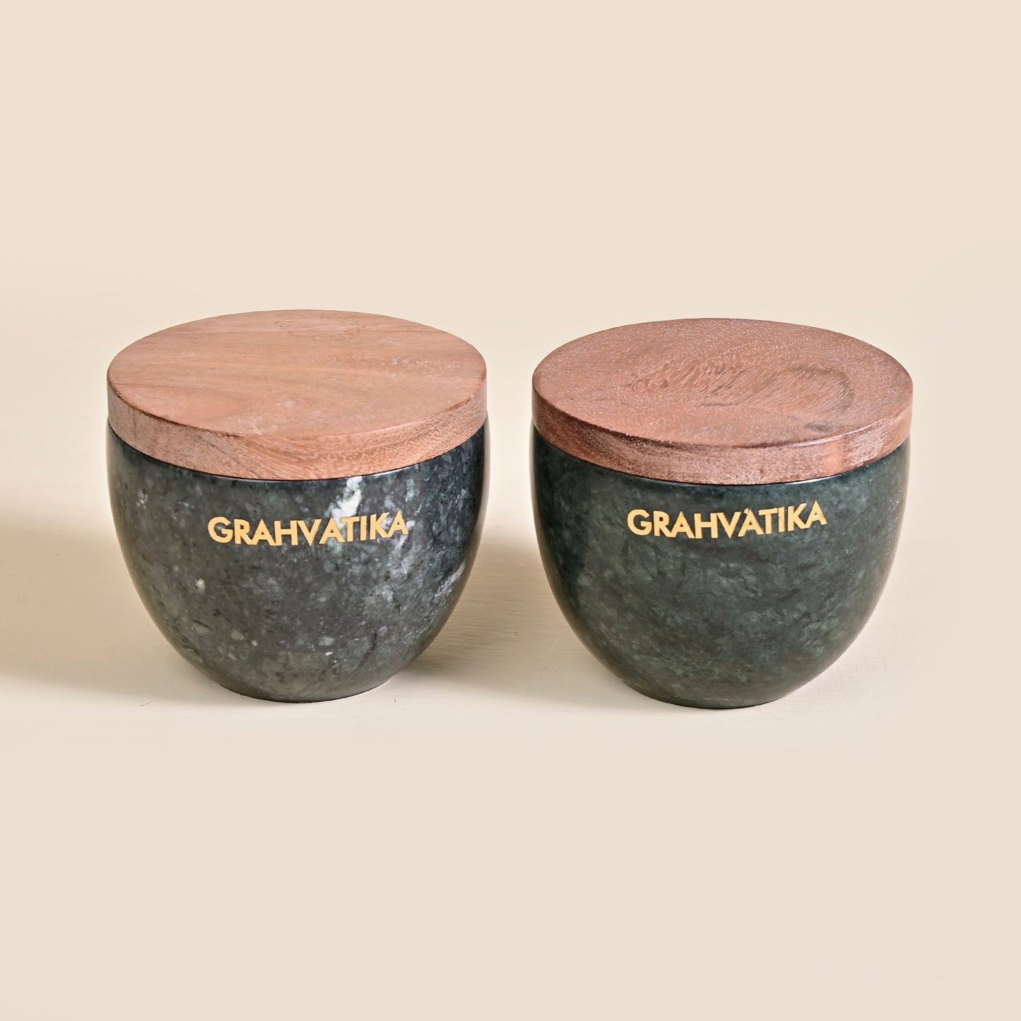 Black Marble Handmade Multi-Utility Bowl Set With Lid Decorative Bowl Set