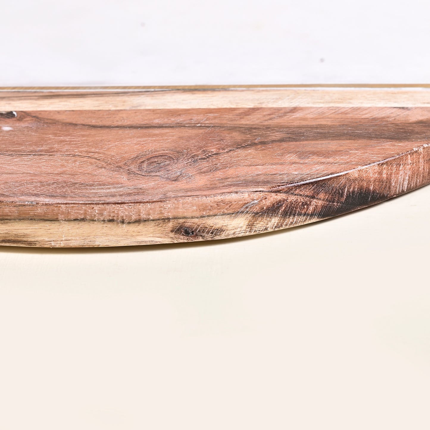 Round Marble and Wooden Cutting Board For Vegetable Fruit Chopping Board