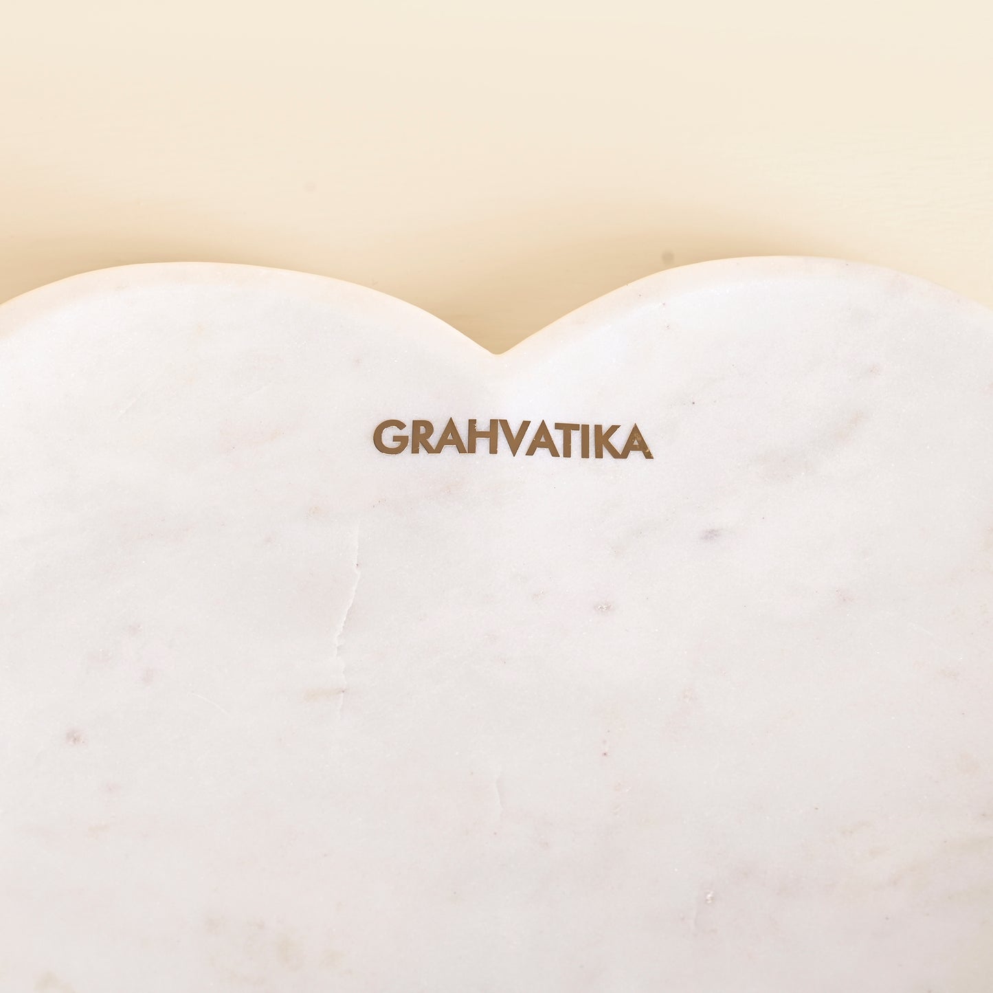 Heart Shape Marble Tray For Bathroom Kitchen Serving Tray