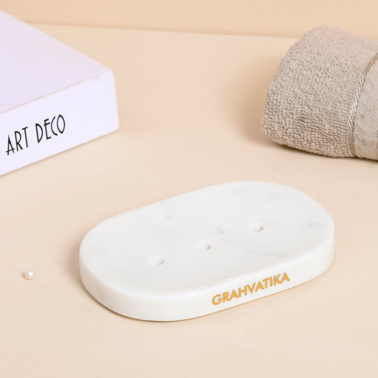 Marble Soap Dish Holder Tray Elegant Soap Case Container for Bathroom Beautiful Soap Holder Soap Holder For Bathroom Portable Soap Holder