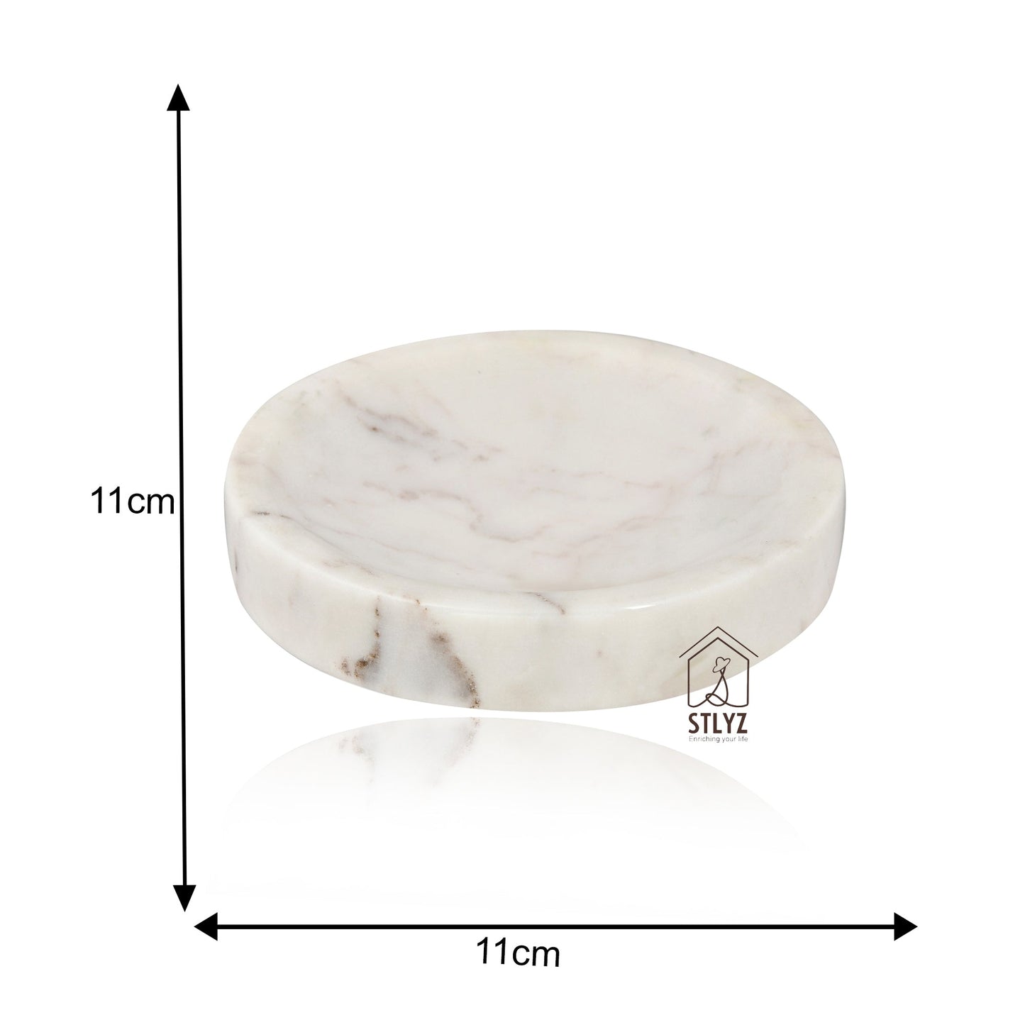 Marble Soap Dish for Bathroom