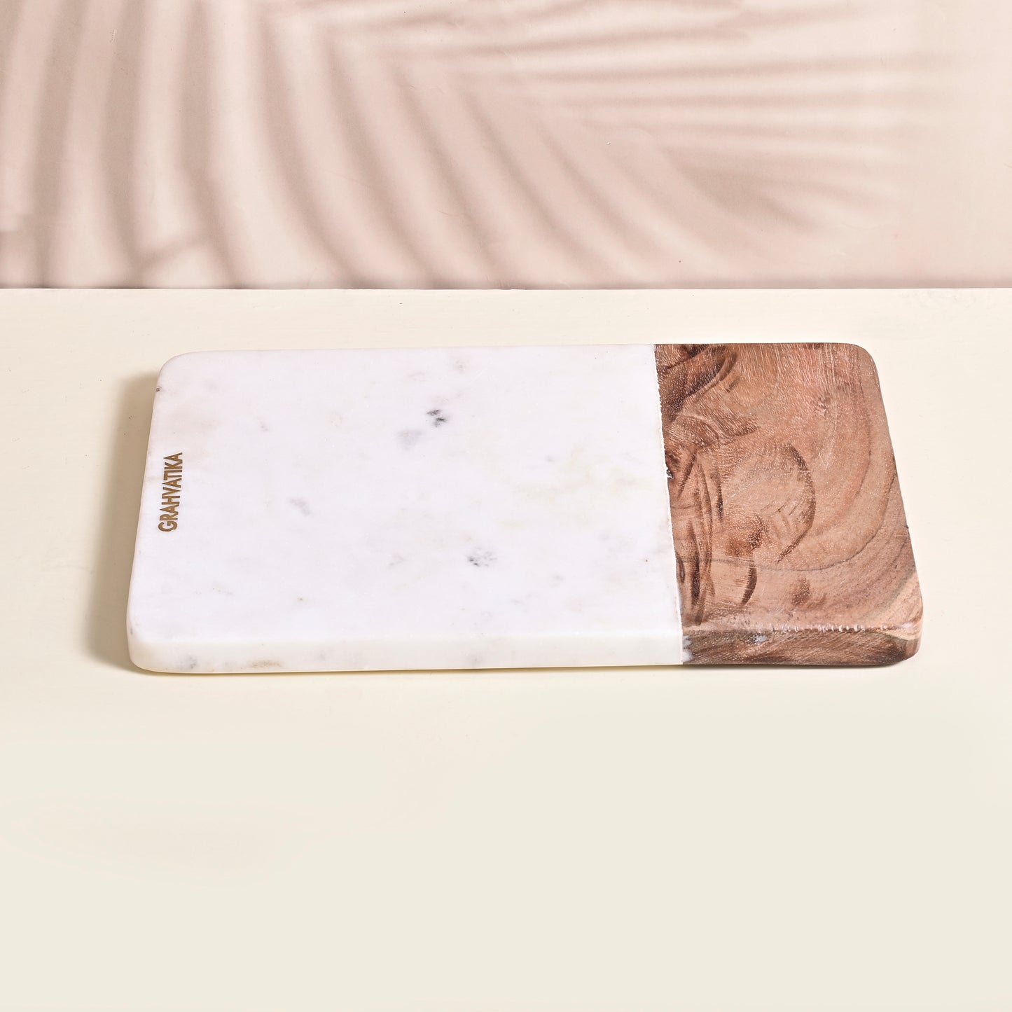 Marble and Wooden Square Cutting Board For Vegetable Chopper Board