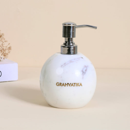 Marble Bathroom Accessories Set Liquid Soap Dispenser Handwash Soap Dispenser Luxury Gift Accessory for Home Bathroom Organiser