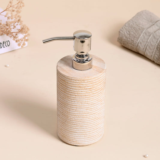 Wooden Soap Dispenser Holder Elegant Hand Wash Holder for Bathroom Portable Dispenser Bathroom Organiser Luxury Gift Accessory for Home