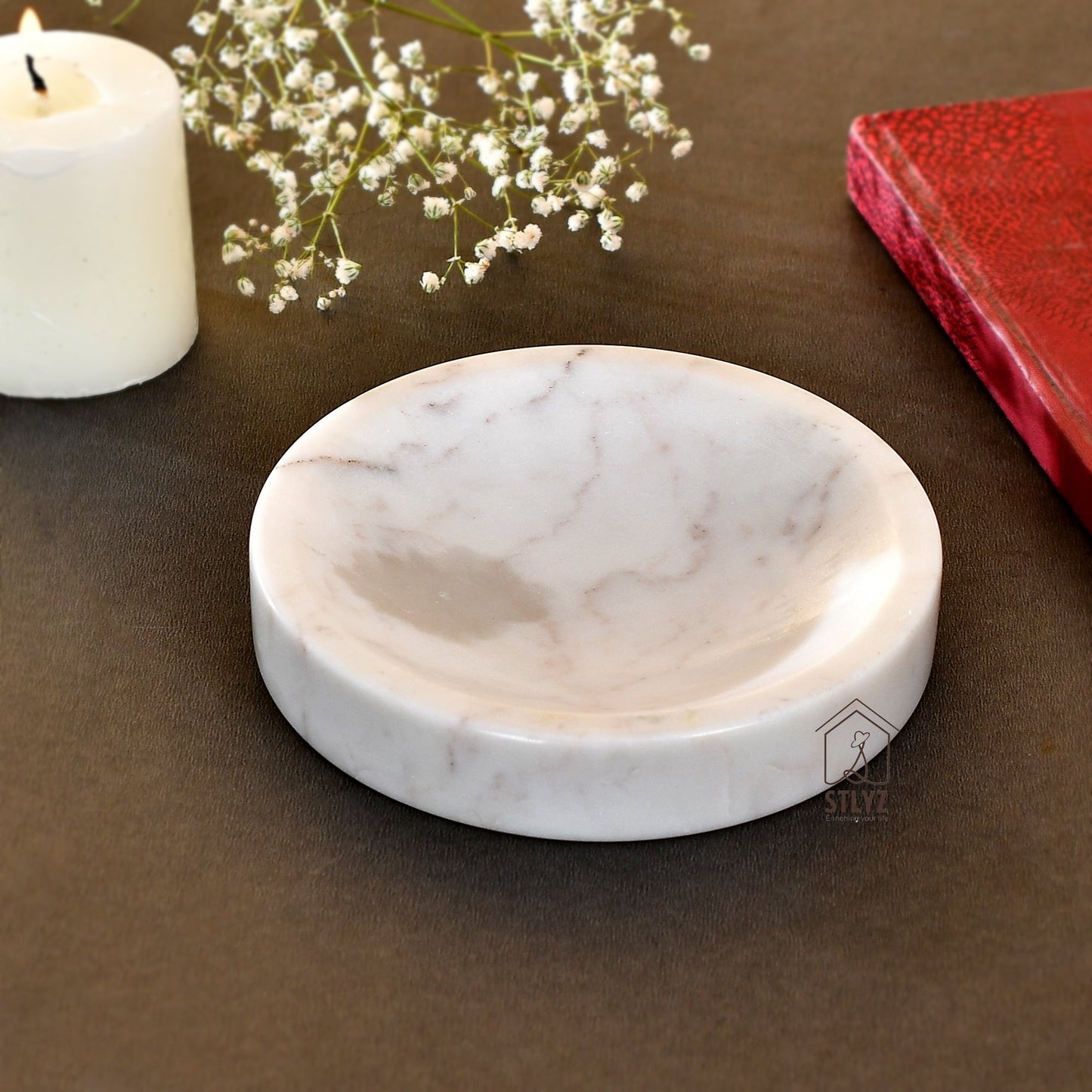 Marble Soap Dish for Bathroom