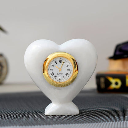 Marble Table Decor Clock, Tooth Shaped Watch