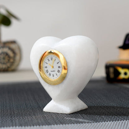 Marble Table Decor Clock, Tooth Shaped Watch